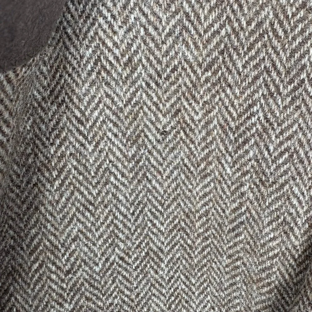 Harris Tweed 100% Scottish Wool Blazer Herringbone Heritage Tailored Old Money